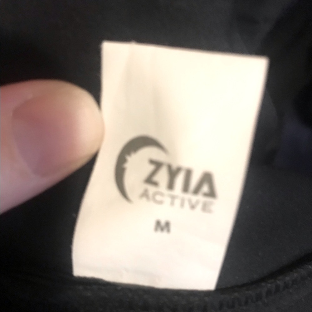 Zyia Front Zip Sports Bra